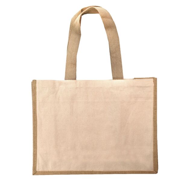 Project Pollinator - Jute/Cotton Market Shopper Tote Thumbnail