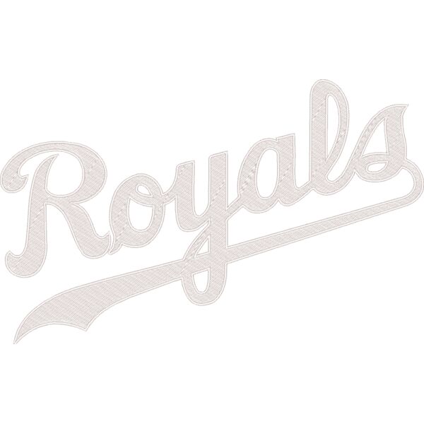 10"W White Royals Logo Thumbnail